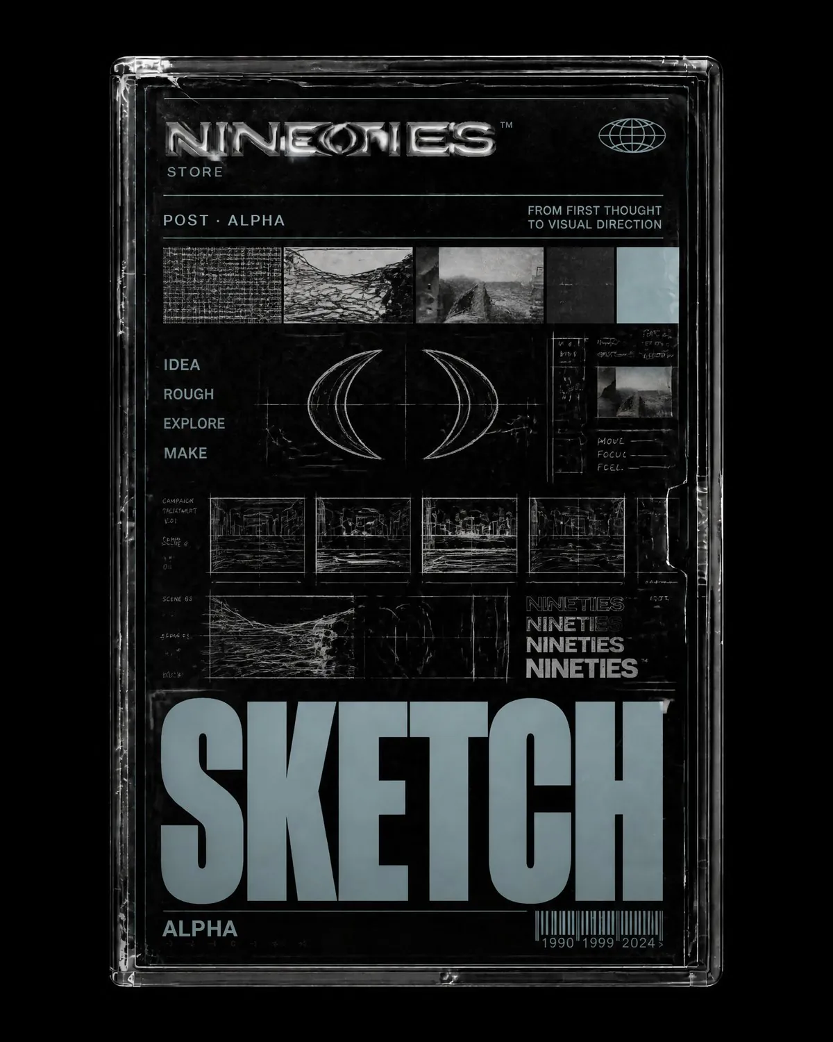 cover vhs sketch Nineties™ Transitions