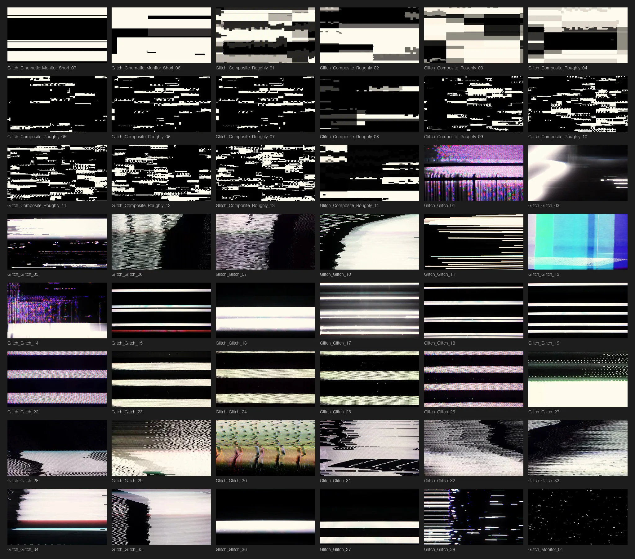 Nineties™ Signal Kit 2 Nineties™ Glitch kontaktark