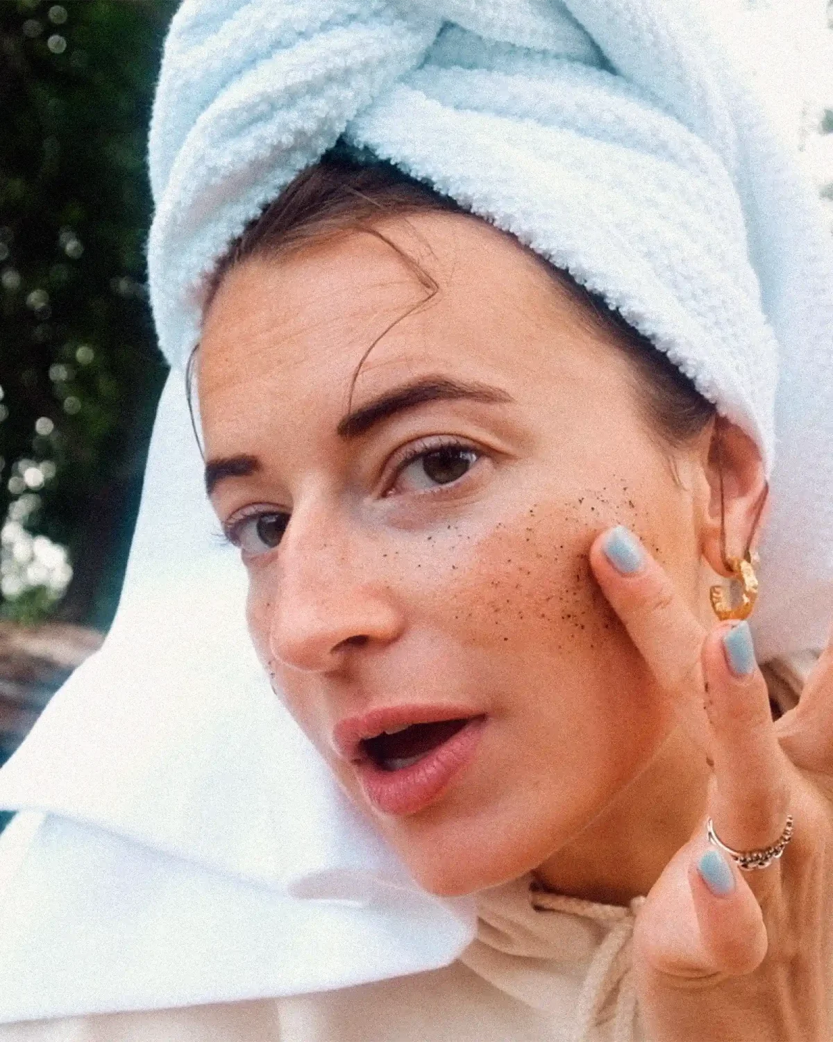 Home 54 Grums skincare campaign photography by Nineties™ creative studio in Copenhagen